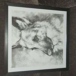Oliver Gal Black and White German Shepherd Art - Beautiful